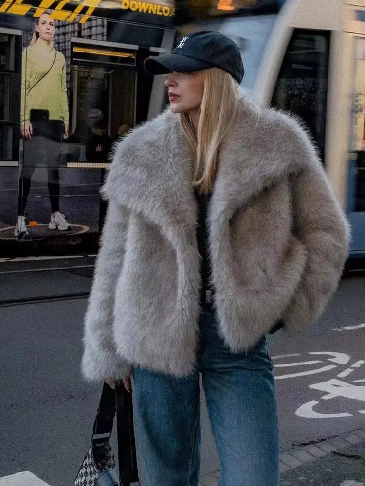 Chelsea Luxe Faux Fur Coat