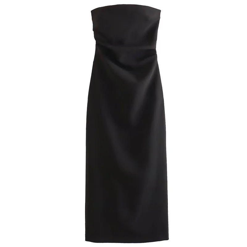 Savoy Backless Ruffle Dress