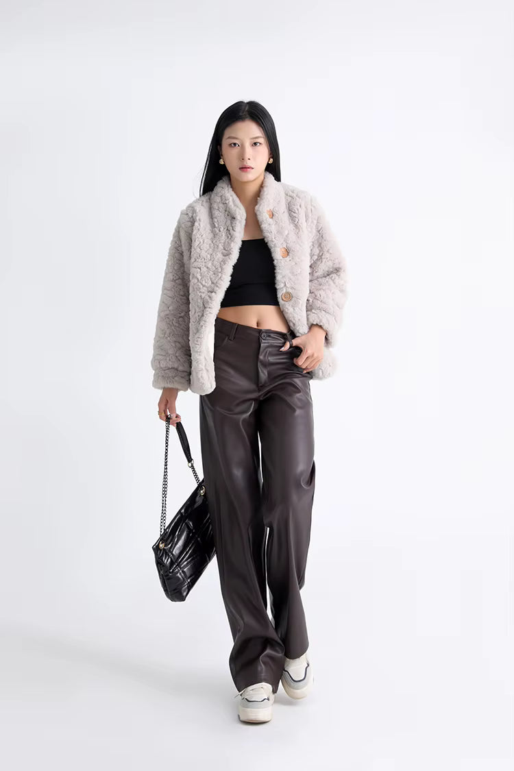 Aldwych Thermal Leather Trousers
