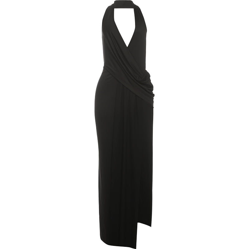 Drape Halter Gown