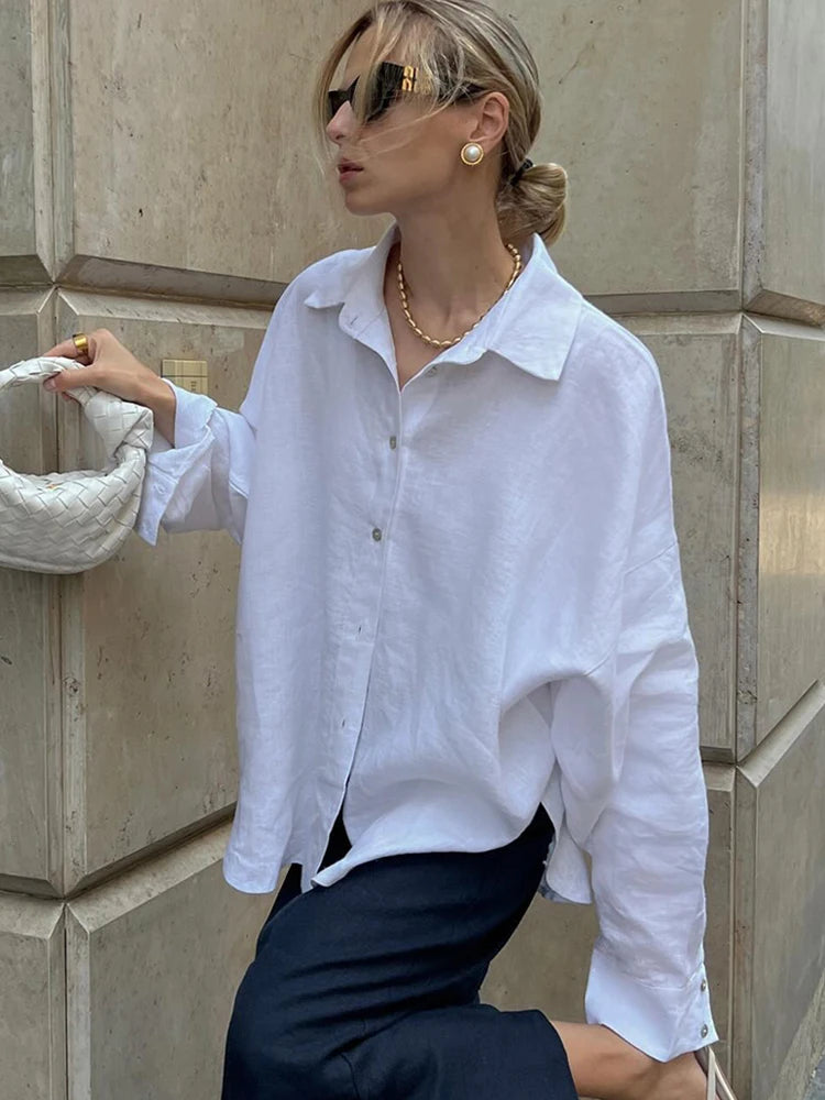 Capri Linen Oversized Shirt