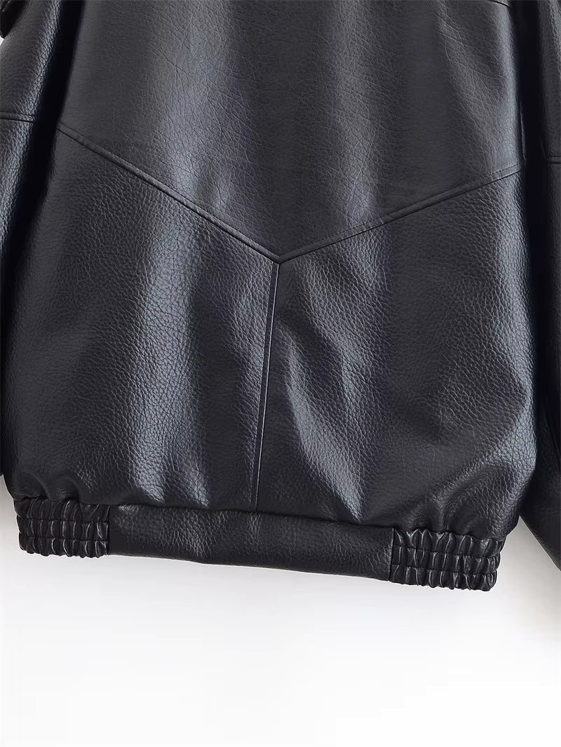 Kensington Pebbled Moto Jacket