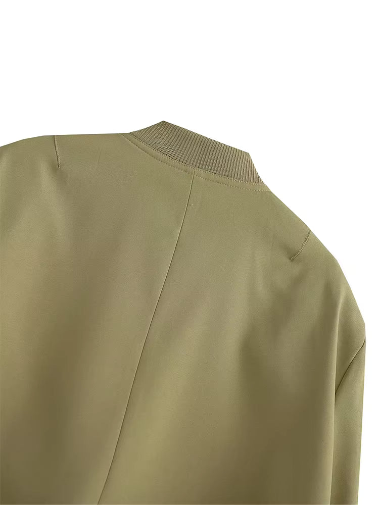 Notting Hill Minimal Bomber Jacket