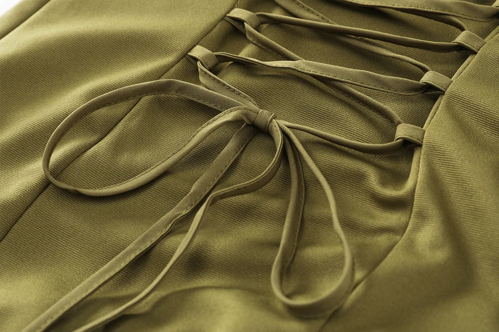 Monaco Scarf-Drape Maxi Dress