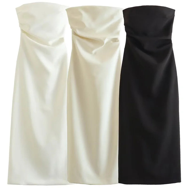 Savoy Backless Ruffle Dress