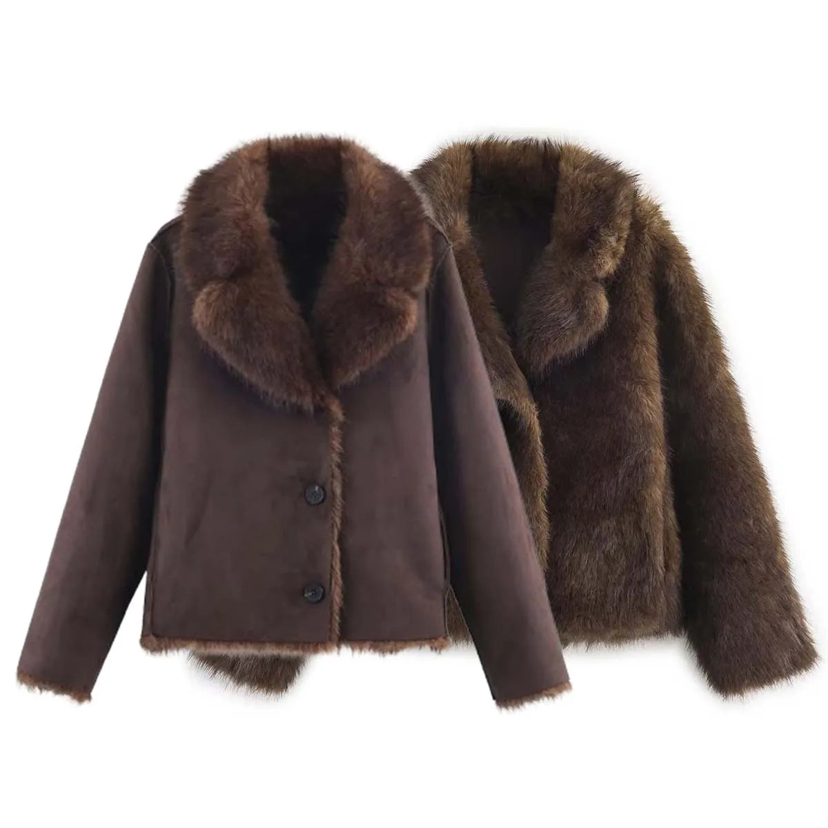 Belgravia Reversible Faux Fur Coat