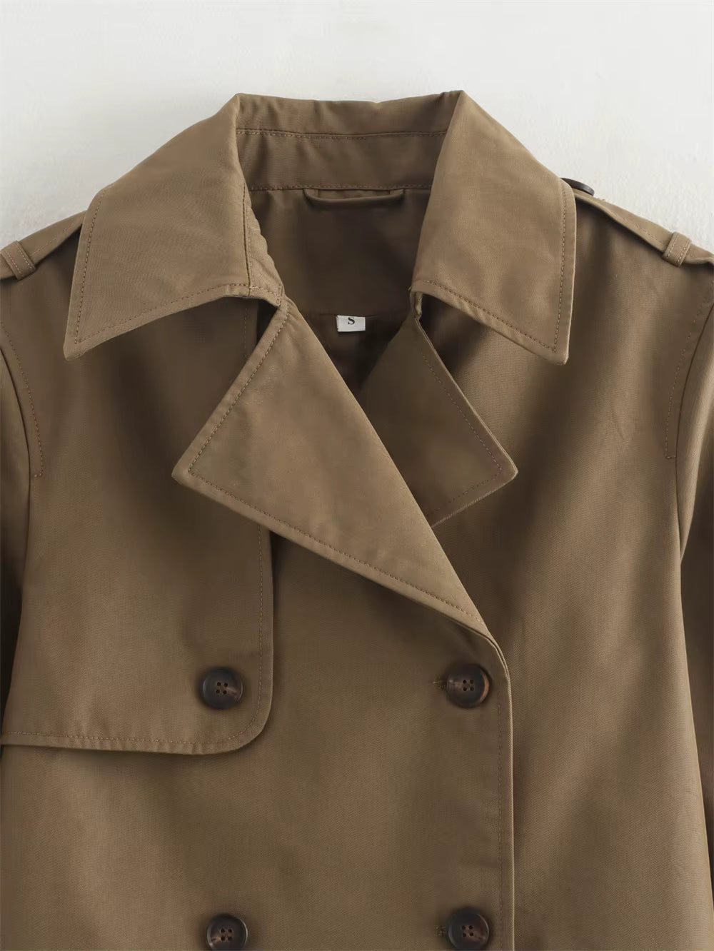Kensington Cropped Tailored Trench
