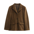 Heritage Suede Tailored Blazer