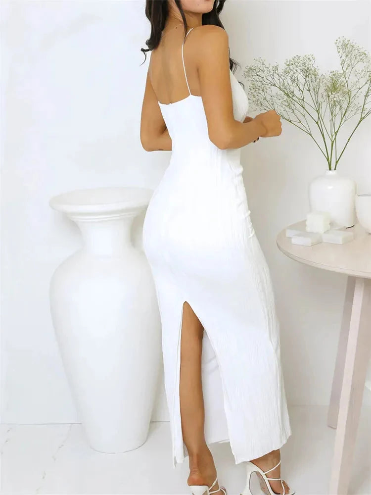 Contour Ruched Maxi Dress