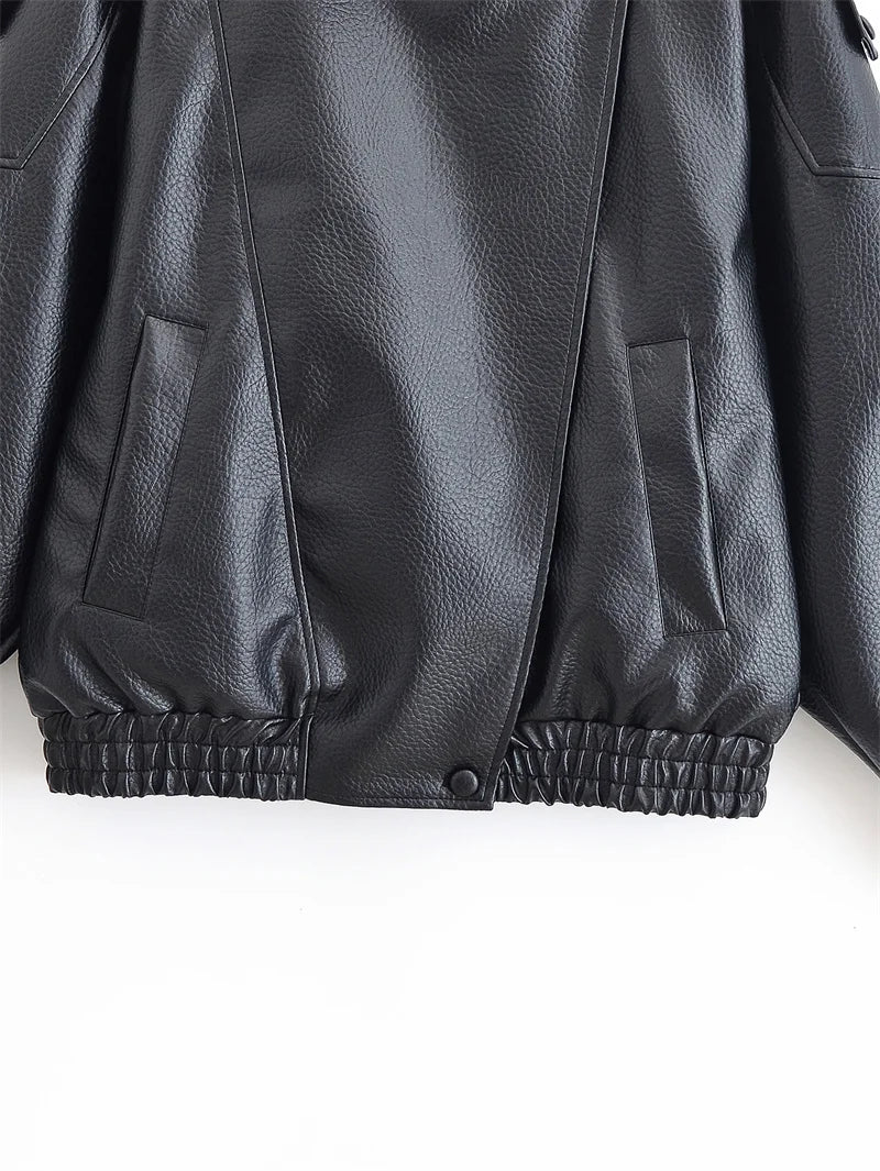Kensington Pebbled Moto Jacket