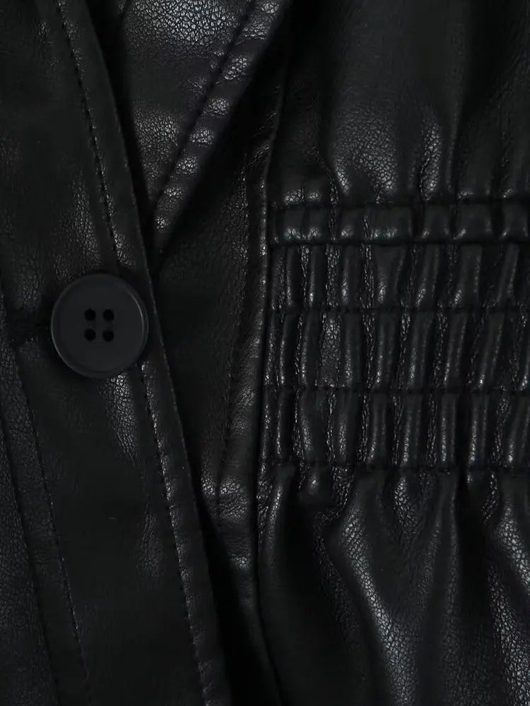 Soho Oversized Vintage Moto Jacket