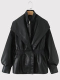 Soho Oversized Vintage Moto Jacket