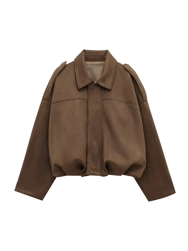 Olive Heritage Suede Bomber