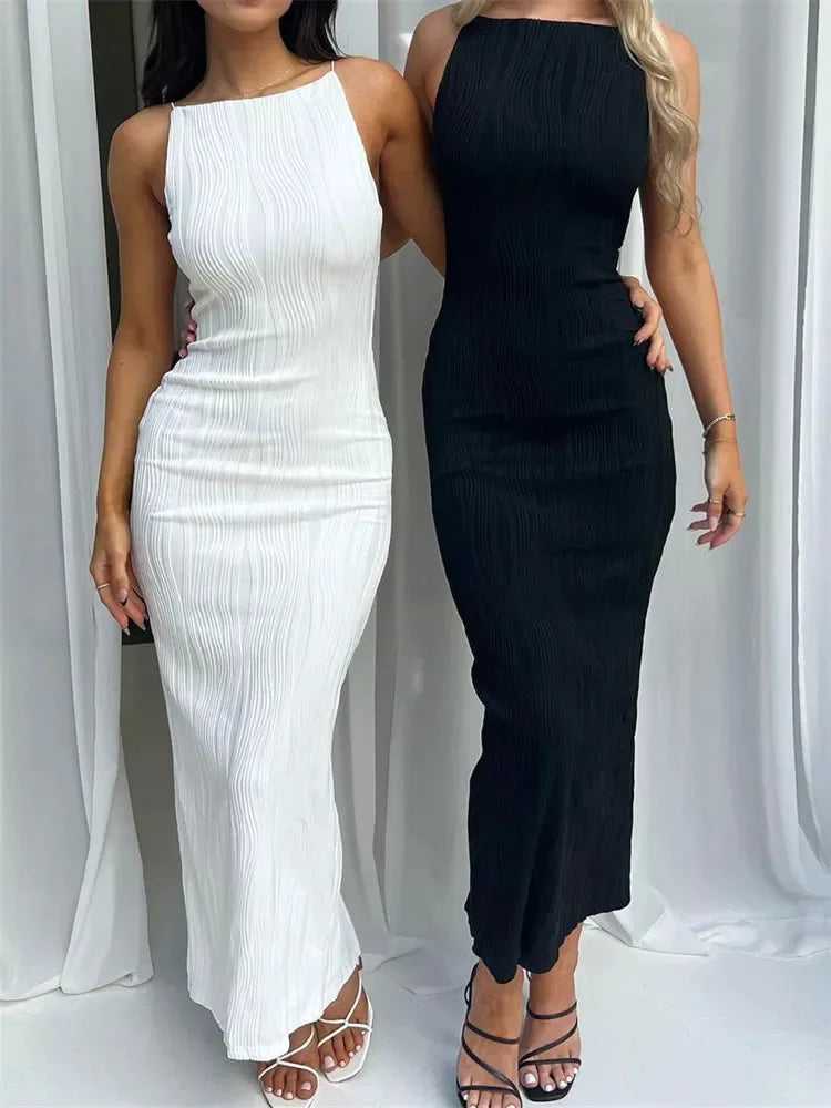 Contour Ruched Maxi Dress