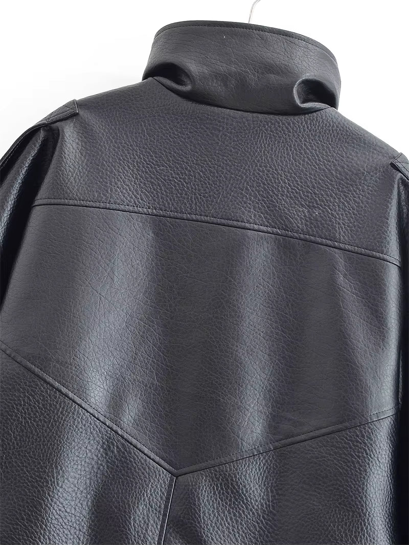 Kensington Pebbled Moto Jacket