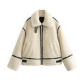 Hybrid Fur Moto Jacket