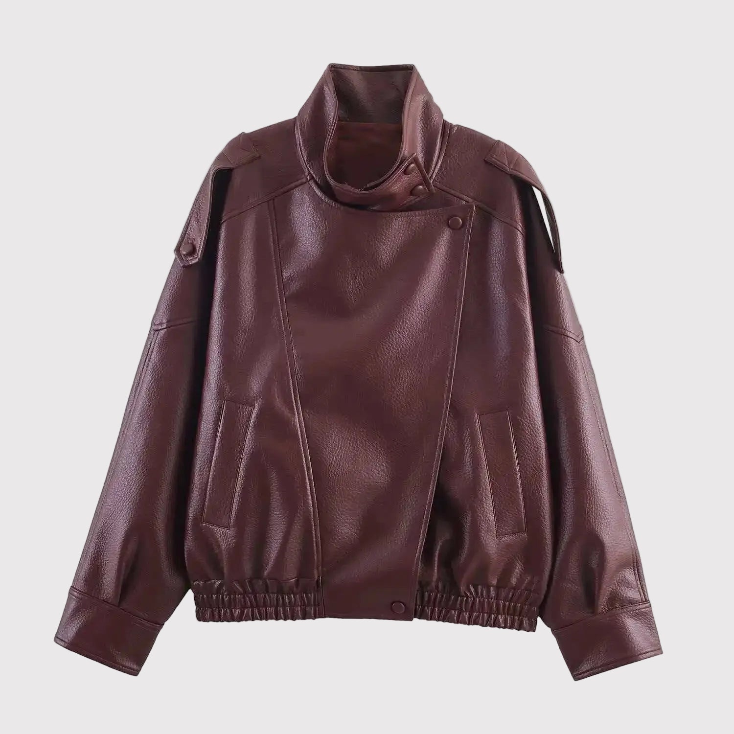 Aldwych Sculpted Leather Bomber