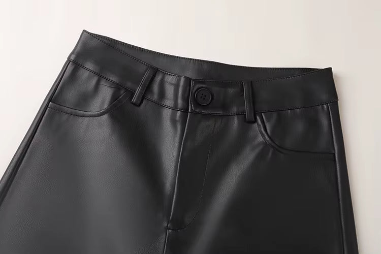 Aldwych Thermal Leather Trousers