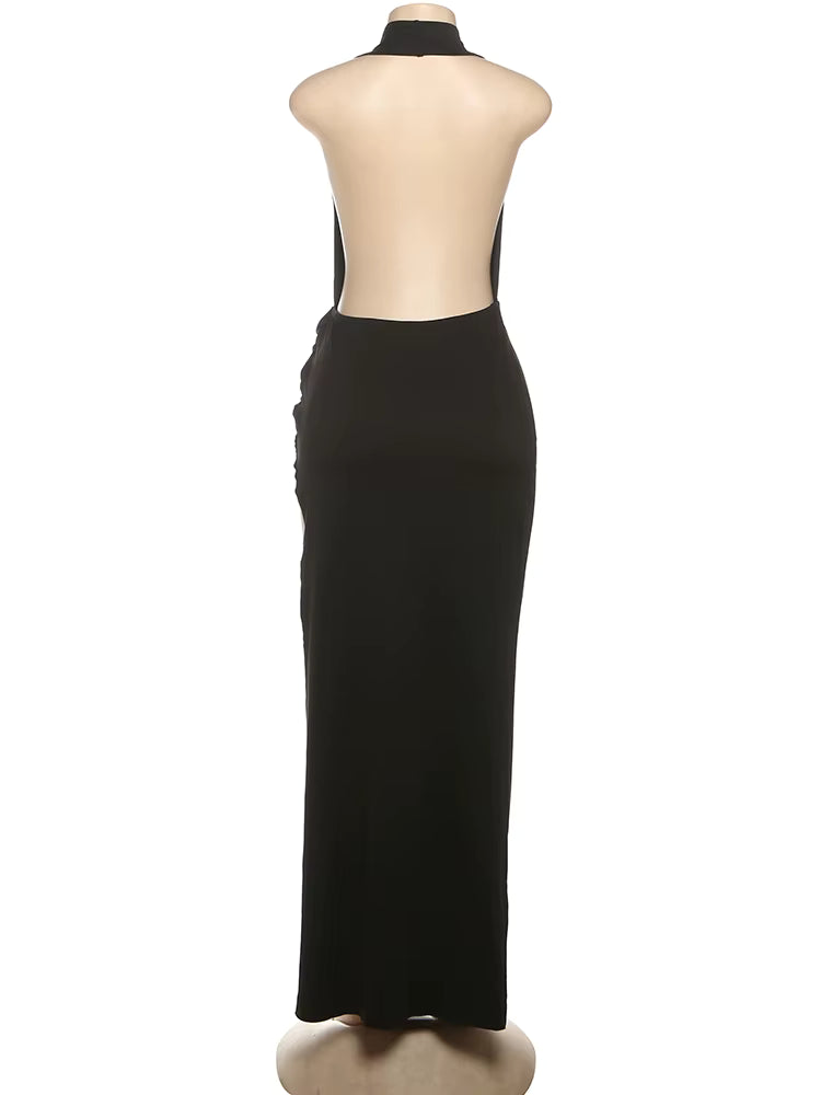 Drape Halter Gown
