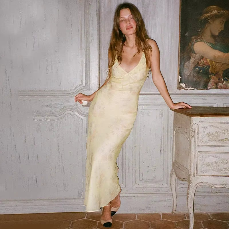 Positano Floral Maxi Dress