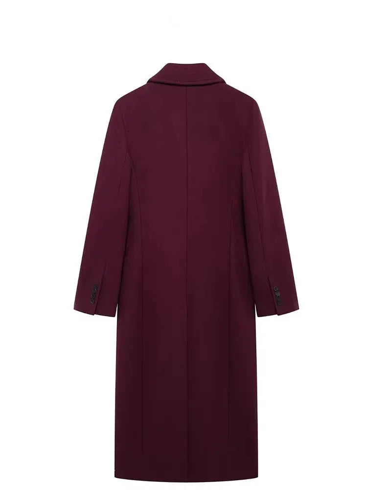 Kensington Burgundy Tailored Coat