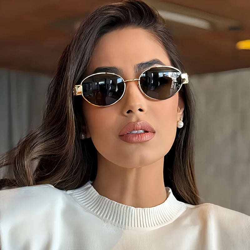 Camden Oval Metal Sunglasses
