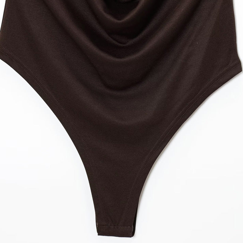 Bordeaux Sculpt Halterneck Corset Top