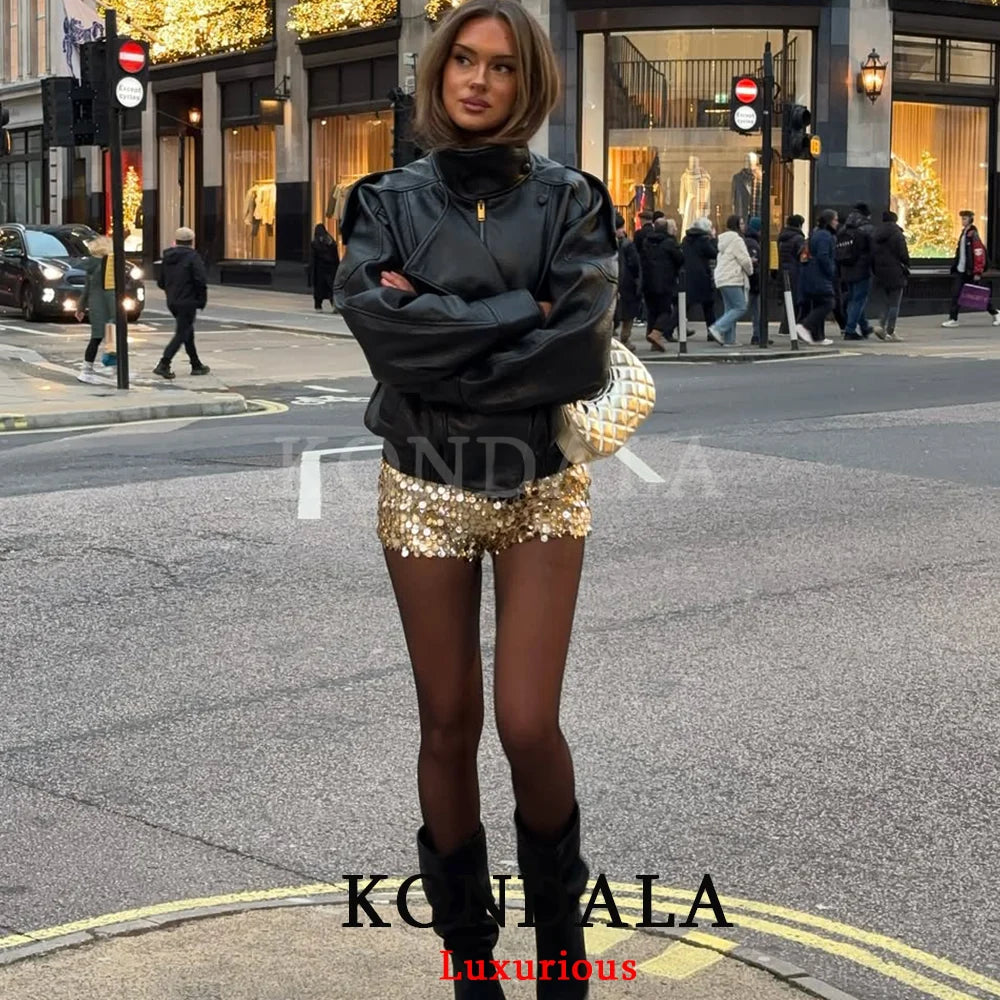 Aldwych Sculpted Leather Bomber