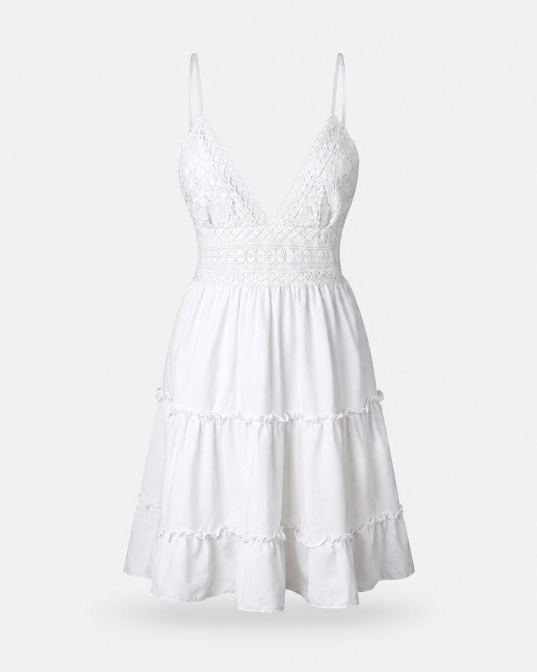 Amalfi Lace-Strap Resort Dress