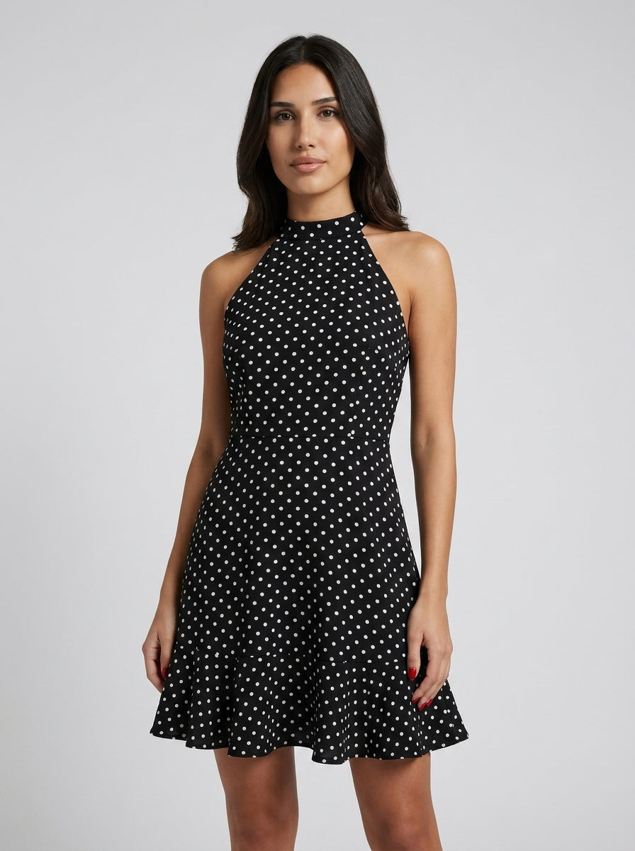 Riviera Élan Halterneck Mini Dress